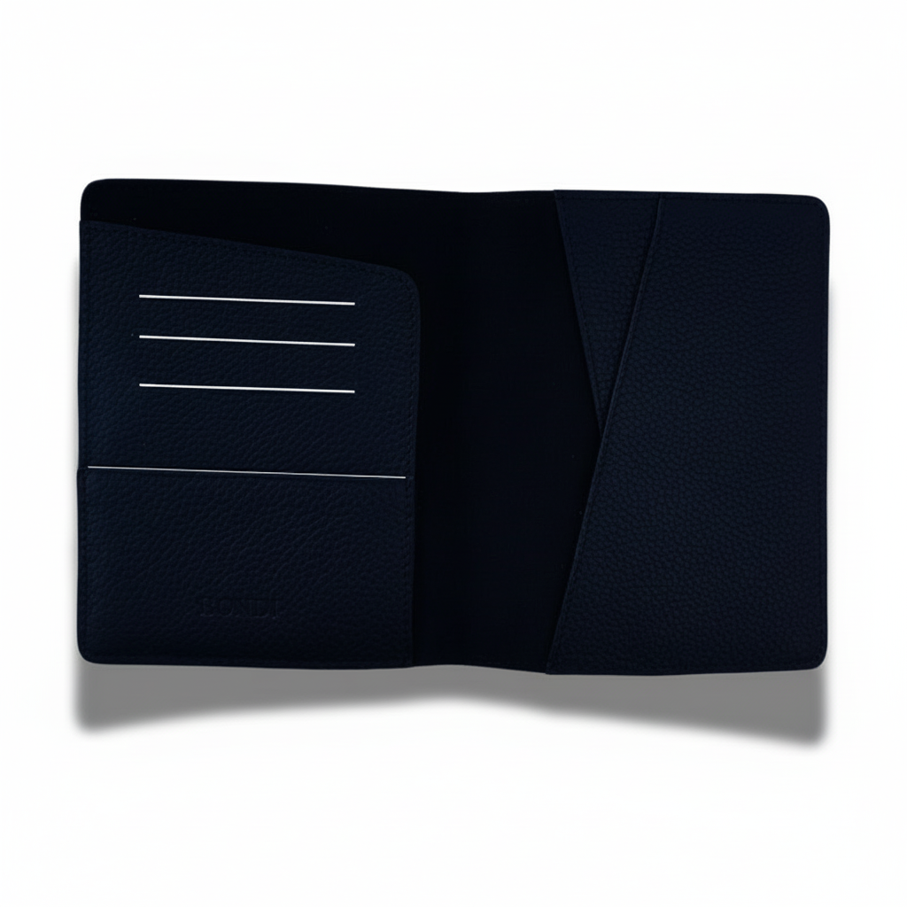 Luxury Genuine Leather Passport Cover — Refined Elegance for Modern Travellers