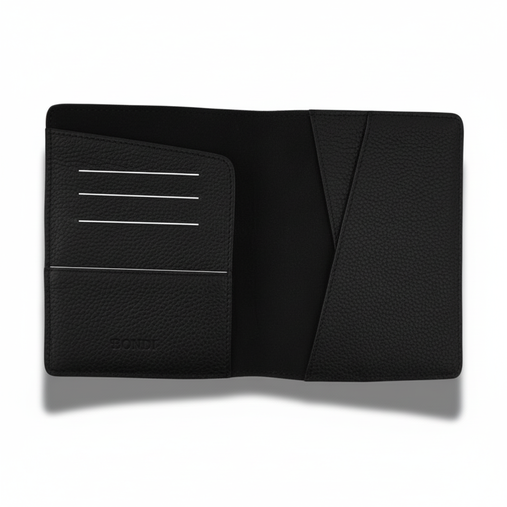 Luxury Genuine Leather Passport Cover — Refined Elegance for Modern Travellers